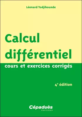 Couverture du produit · Calcul différentiel 4e édition - cours et exercices corrigés