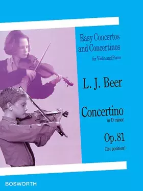 Couverture du produit · BEER - Concertino Op.81 en Re menor (Primera Posicion) para Violin y Piano