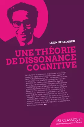 Couverture du produit · Une théorie de la dissonance cognitive