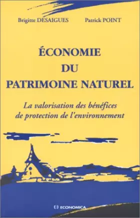 Couverture du produit · Economie du patrimoine naturel