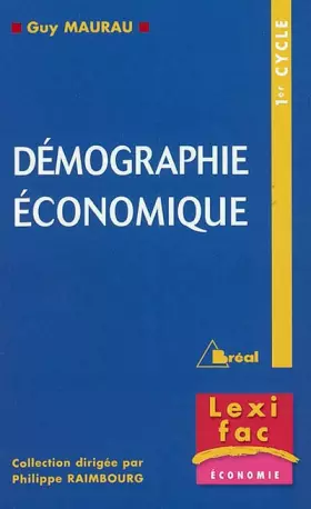 Couverture du produit · Démographie économique