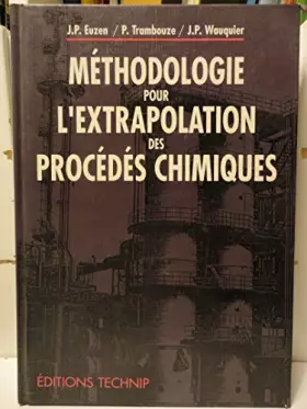 Couverture du produit · Méthodologie pour l'extrapolation des procédés chimiques