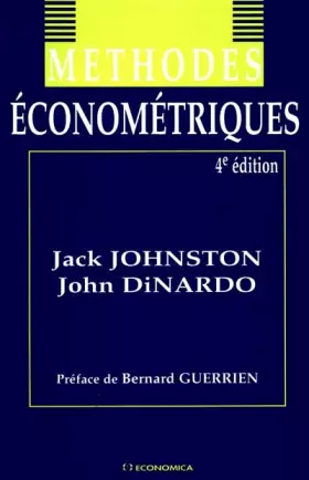 Couverture du produit · Méthodes économétriques