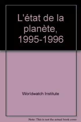 Couverture du produit · L'état de la planète, 1995-1996