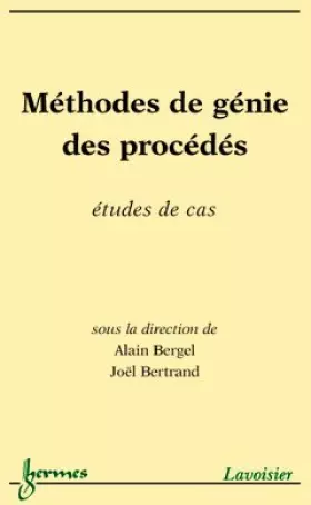 Couverture du produit · Méthodes de génie des procédés - études de cas