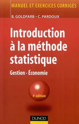 Couverture du produit · Introduction à la méthode statistique : Gestion, économie