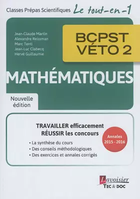 Couverture du produit · Mathématiques BCPST-VETO 2e année