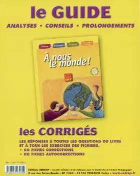 Couverture du produit · nous le monde ! CM1 CM1 (Le classeur-guide)