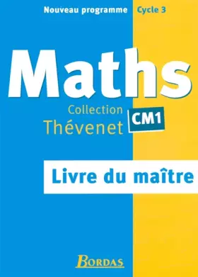 Couverture du produit · Mathématiques CM1 : Livre du maitre 2004