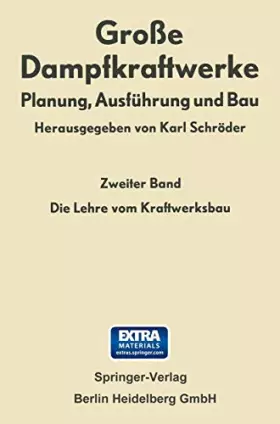 Couverture du produit · Die Lehre vom Kraftwerksbau (Große Dampfkraftwerke) (German Edition)