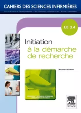 Couverture du produit · Initiation à la démarche de recherche: Unité d'enseignement 3.4