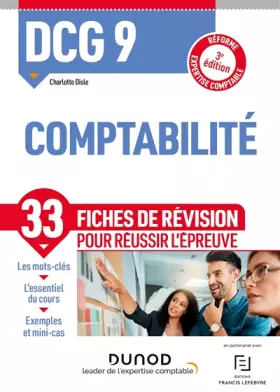 Couverture du produit · DCG 9 Comptabilité - 3e éd. - Fiches de révision: Réforme Expertise comptable