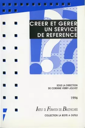 Couverture du produit · Créer et gérer un service de référence