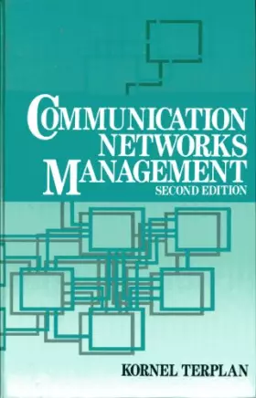 Couverture du produit · Communication Networks Management