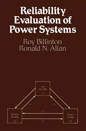 Couverture du produit · Reliability Evaluation of Power Systems