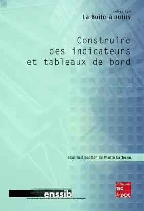 Couverture du produit · Construire des indicateurs et tableaux de bord