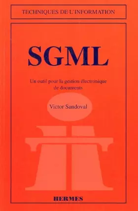 Couverture du produit · SGML : Un outil pour la gestion électronique de documents