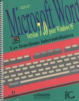Couverture du produit · Word 7 pour Windows 95, intermédiaires