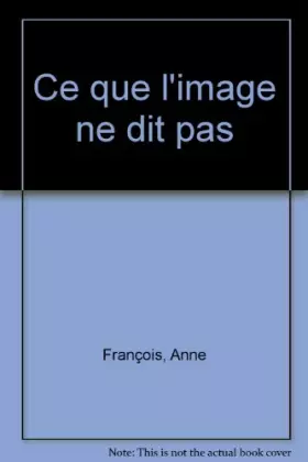 Couverture du produit · Ce que l'image ne dit pas