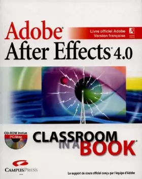 Couverture du produit · Adobe After Effects 4.0 (avec CD-Rom)