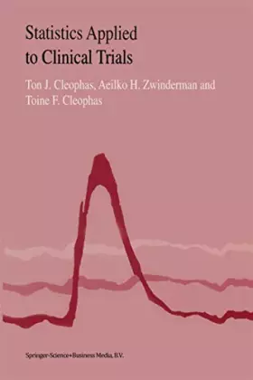 Couverture du produit · Statistics Applied to Clinical Trials