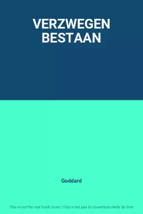 Couverture du produit · VERZWEGEN BESTAAN