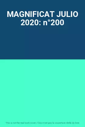 Couverture du produit · MAGNIFICAT JULIO 2020: n°200