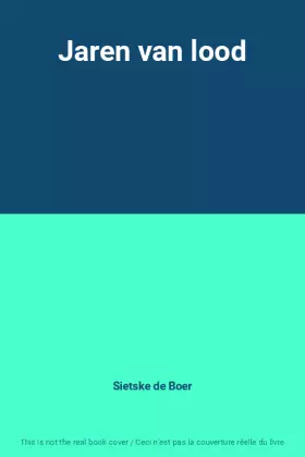 Couverture du produit · Jaren van lood