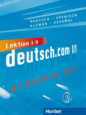 Couverture du produit · deutsch.com 1/1: Deutsch als Fremdsprache / Glosario XXL Deutsch-Spanisch Alemán-Español