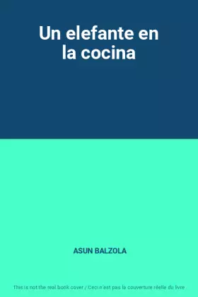 Couverture du produit · Un elefante en la cocina