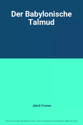 Couverture du produit · Der Babylonische Talmud