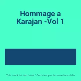 Couverture du produit · Hommage a Karajan -Vol 1