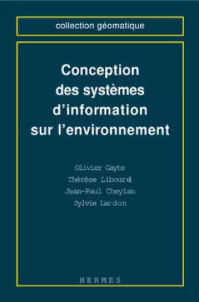 Couverture du produit · Conception de système d'information sur l'environnement