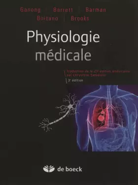 Couverture du produit · Physiologie médicale