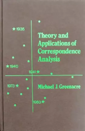 Couverture du produit · Theory and Applications of Correspondence Analysis