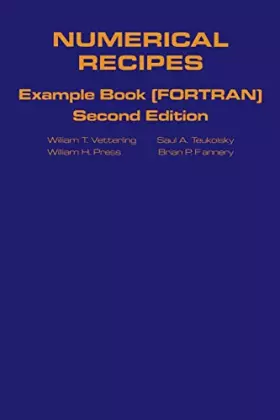 Couverture du produit · Numerical Recipes Example Book (FORTRAN) 2nd Edition