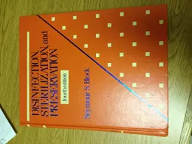 Couverture du produit · Disinfection, Sterlization, and Preservation
