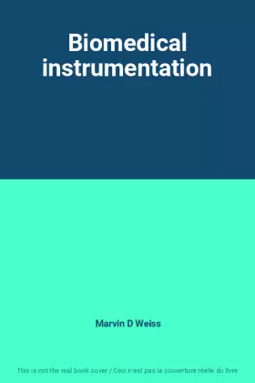 Couverture du produit · Biomedical instrumentation