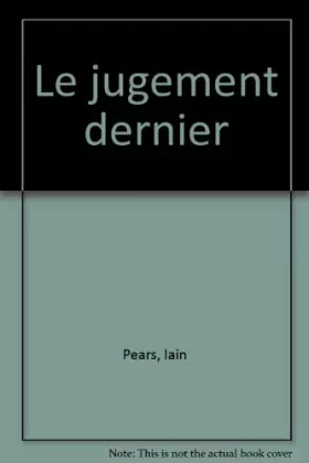 Couverture du produit · Le jugement dernier