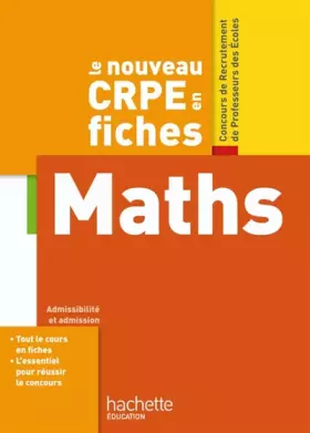 Couverture du produit · CRPE en Fiches Mathématiques