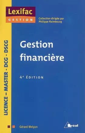 Couverture du produit · Gestion financière
