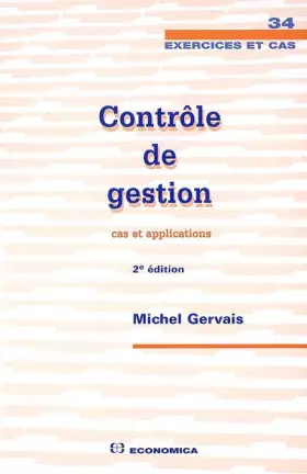 Couverture du produit · Contrôle de gestion : Cas et applications