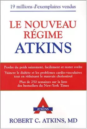 Couverture du produit · Le nouveau régime Atkins