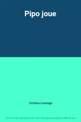 Couverture du produit · Pipo joue