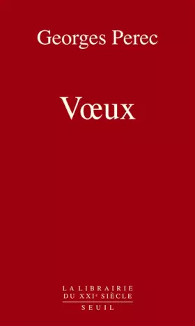 Couverture du produit · Voeux