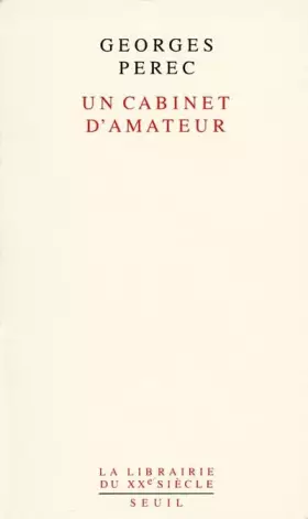 Couverture du produit · Un cabinet d'amateur