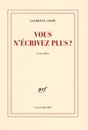 Couverture du produit · Vous n'écrivez plus ?