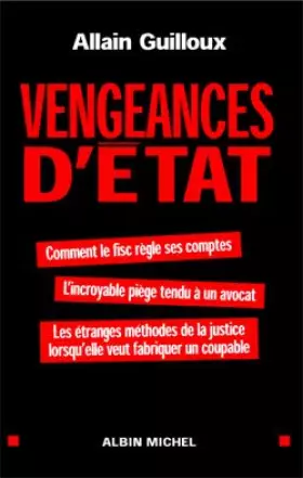 Couverture du produit · Vengeances d'état