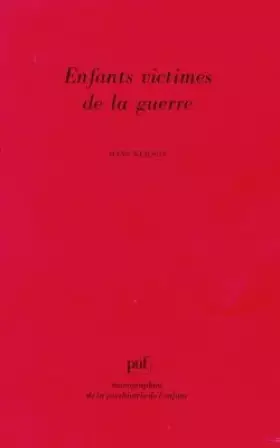 Couverture du produit · Enfants victimes de la guerre
