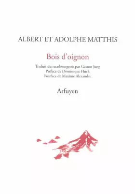 Couverture du produit · BOIS D'OIGNON